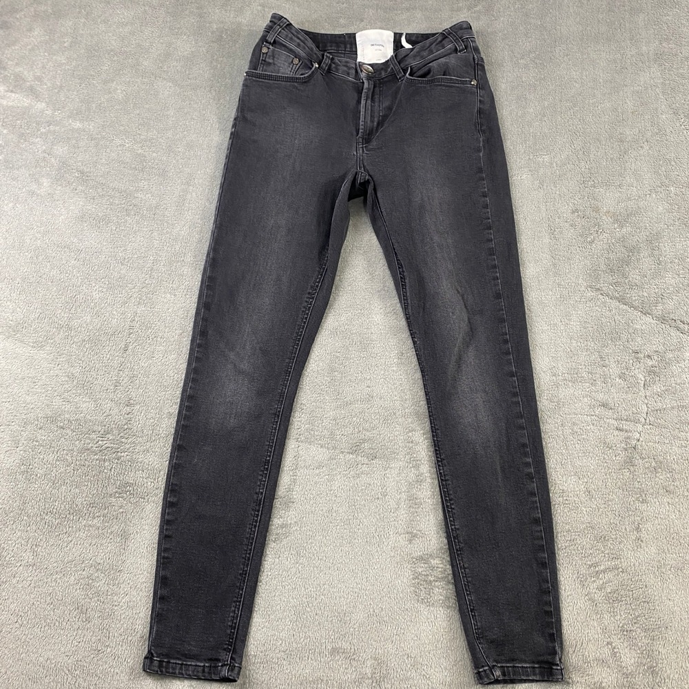 One Teaspoon High Waist Freebirds‎ II Women's Black Wash Skinny Jeans Size 26